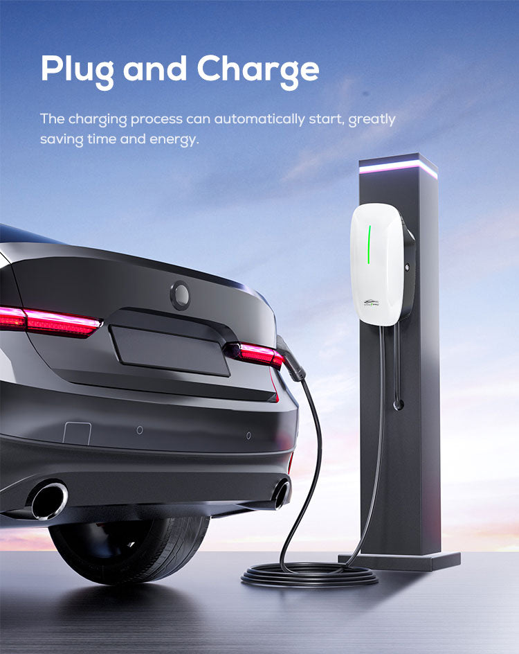 ELECTRIC HOME CAR CHARGER 7KW EV WALL BOX 32A WIFI APP TYPE 2 SINGLE PHASE