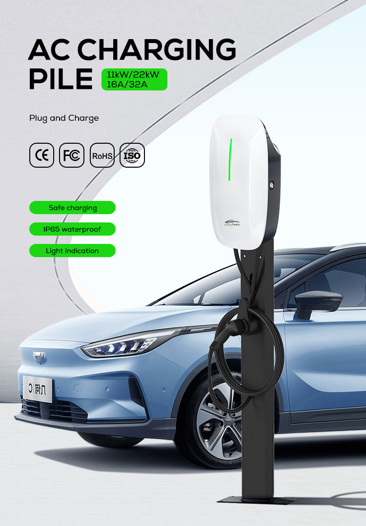 ELECTRIC HOME CAR CHARGER 7KW EV WALL BOX 32A WIFI APP TYPE 2 SINGLE PHASE