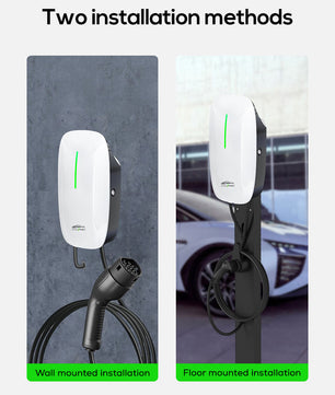 ELECTRIC HOME CAR CHARGER 7KW EV WALL BOX 32A WIFI APP TYPE 2 SINGLE PHASE