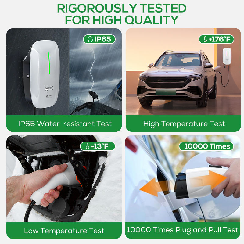 ELECTRIC HOME CAR CHARGER 7KW EV WALL BOX 32A WIFI APP TYPE 2 SINGLE PHASE